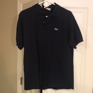 Navy Lacoste men’s polo